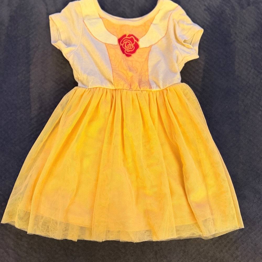 Disney Belle Princess Dress w/ Onesie 12-18m